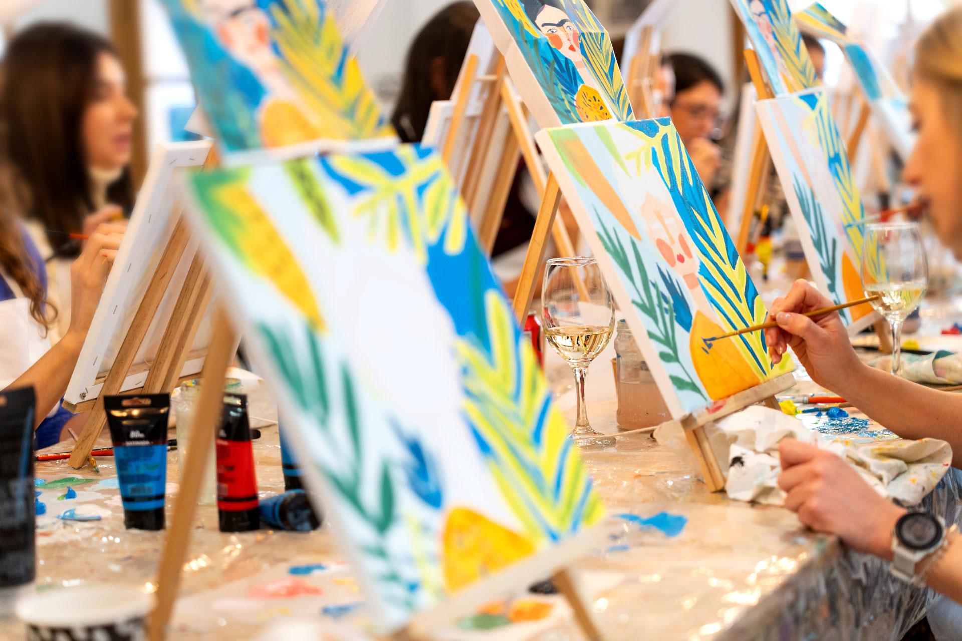 Off the Line Sip and Paint